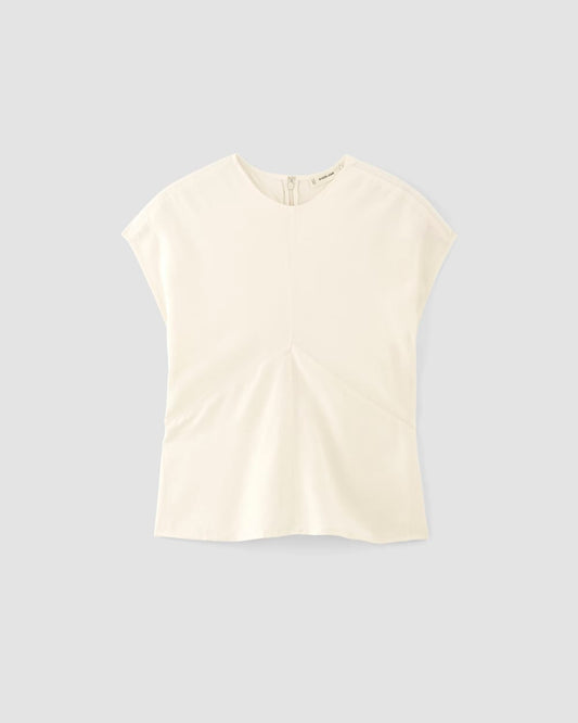The Drape Top in Butterlite | Bone