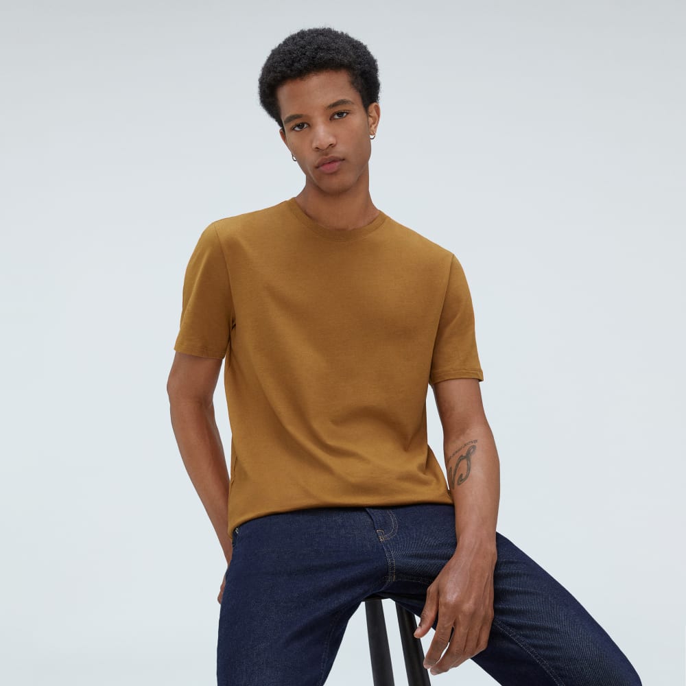 The Organic Cotton Crew | Tawny Brown