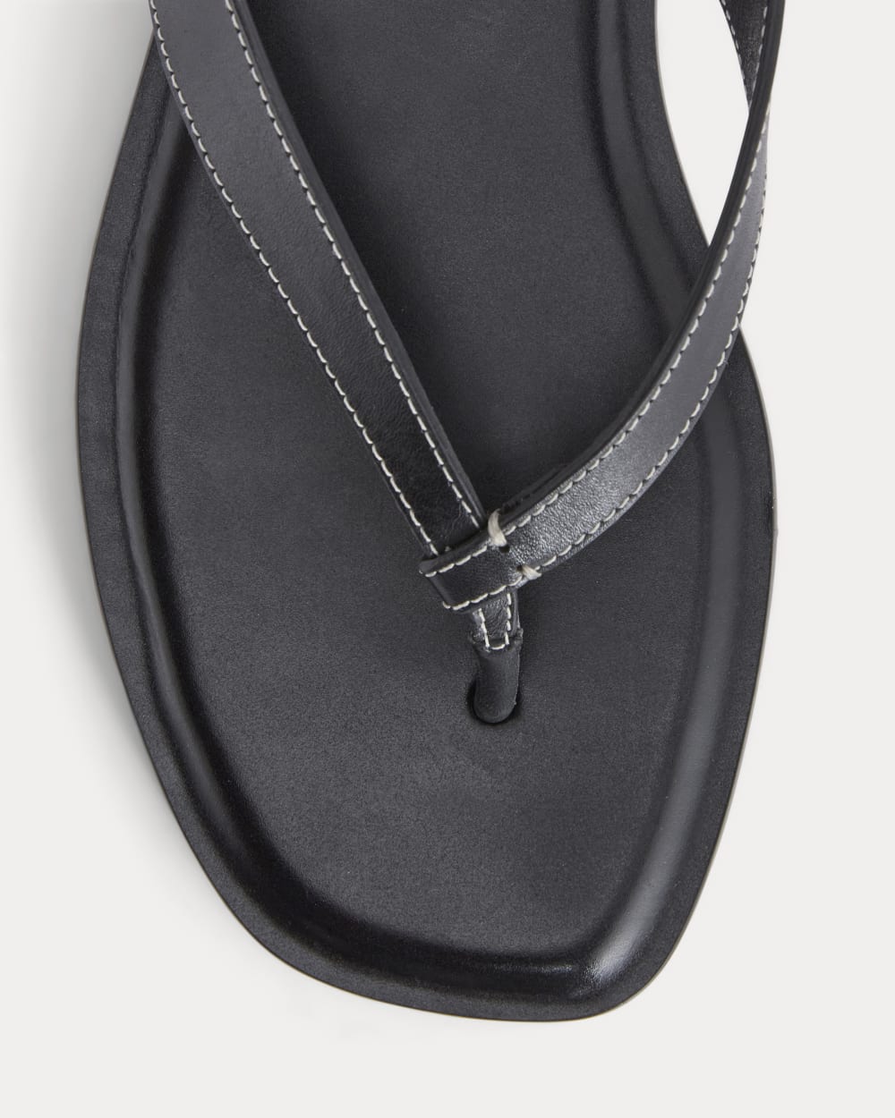 The Leather Flip Flop |  Black