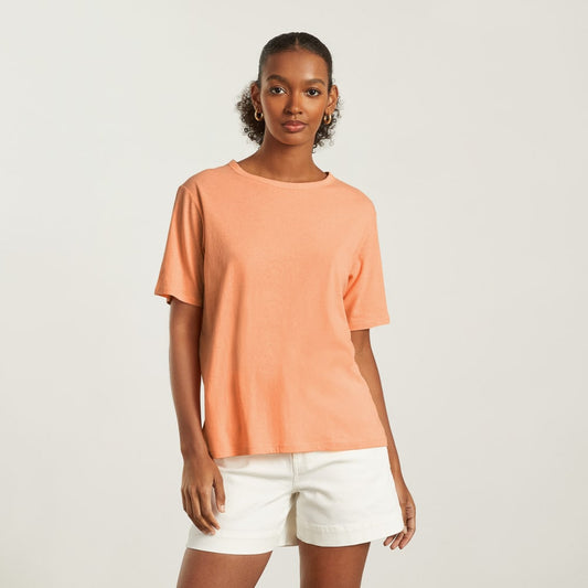 The Air Tee | Orange Chiffon