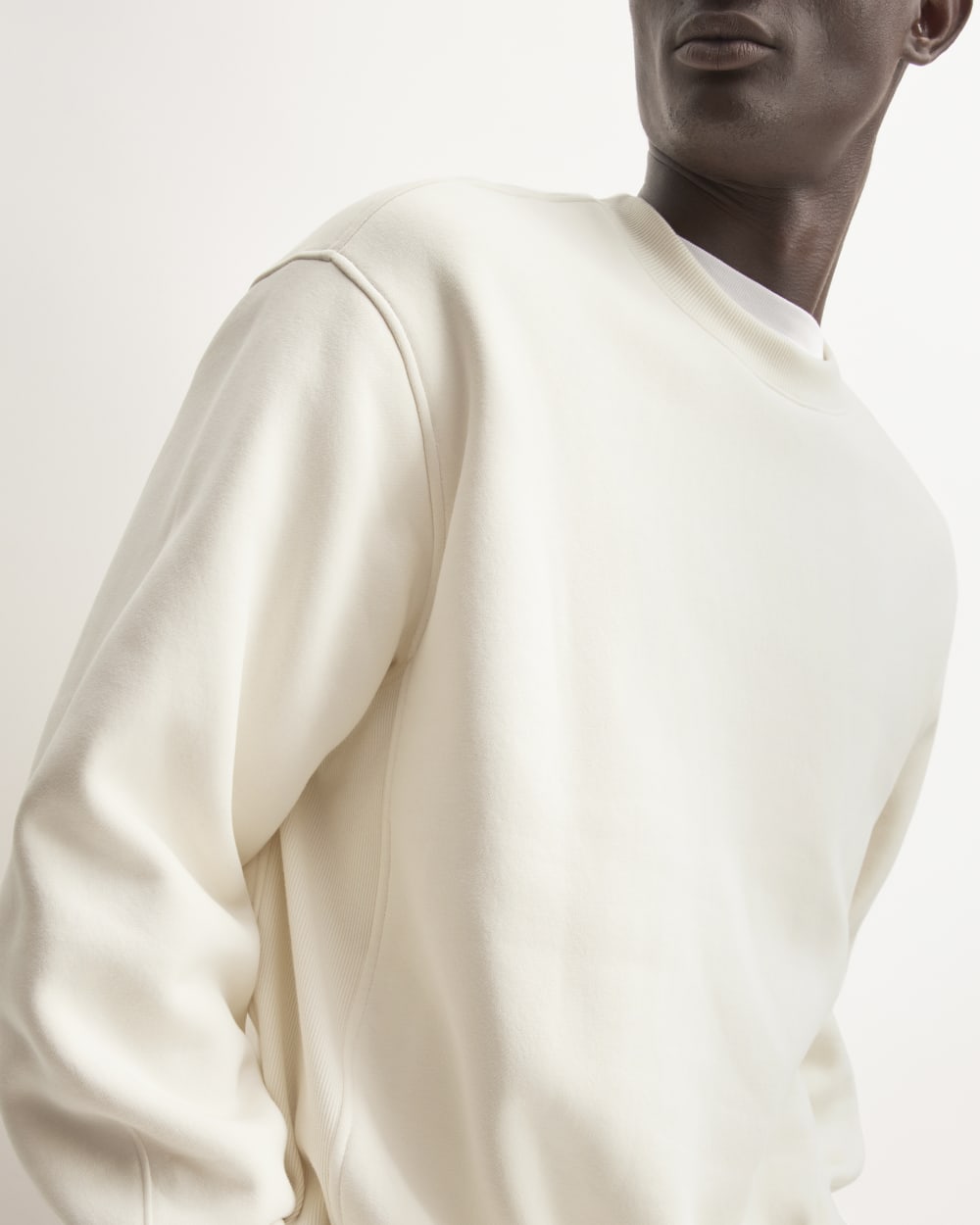 The ReTrack Crewneck Sweatshirt | Bone