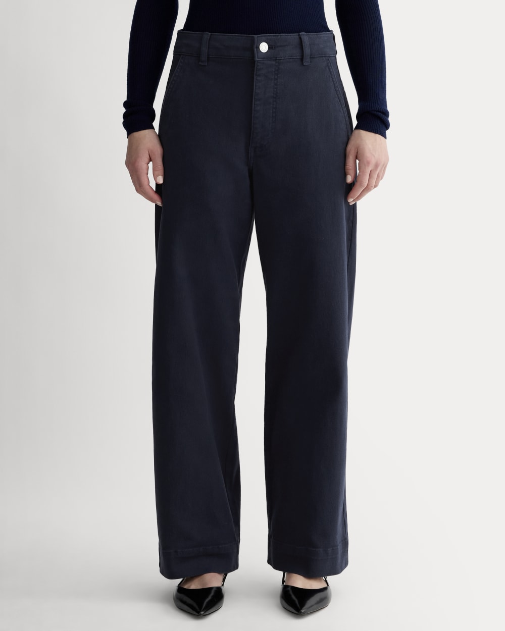 The Utility Wide-Leg Pant | Navy