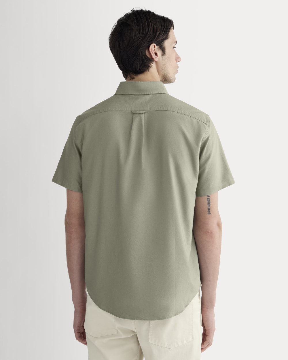 The Organic Short Sleeve Oxford Shirt | Sage Green