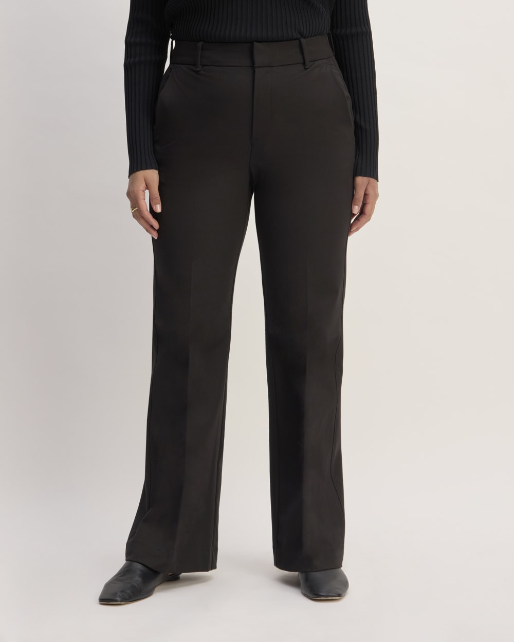 The Bi-Stretch Flare Pant | Black
