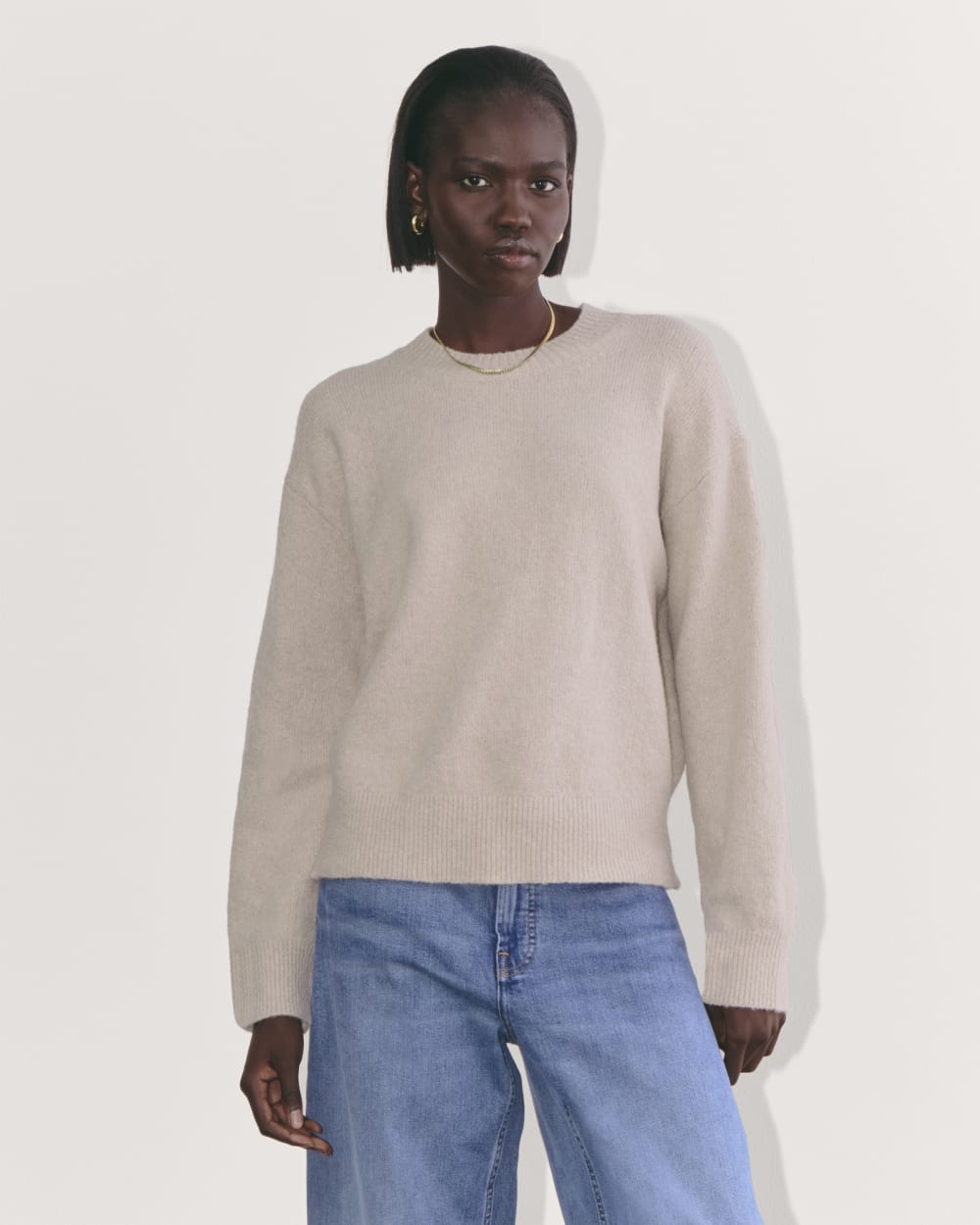 The Cocoon Crew in Plush Cotton | Heather Mushroom