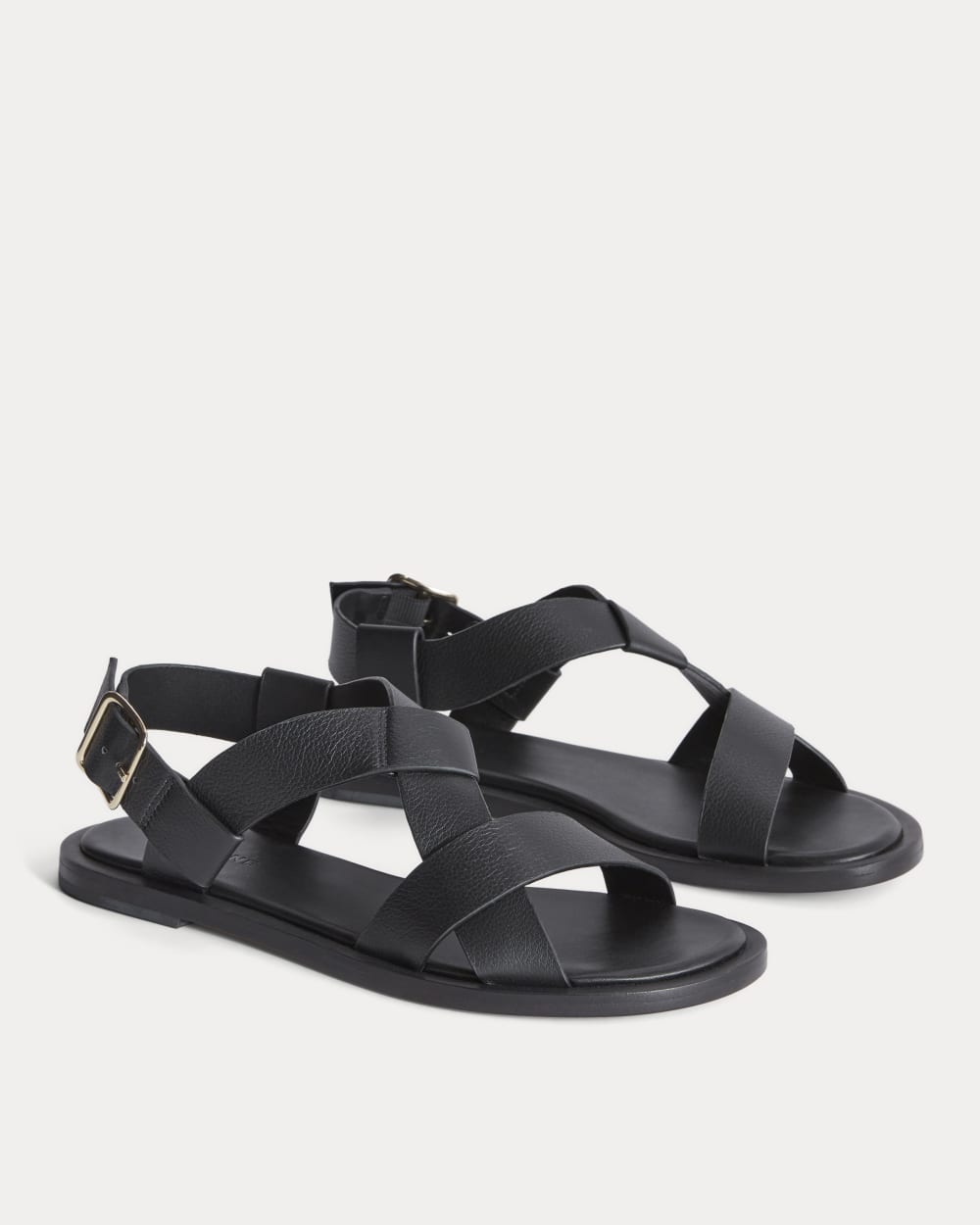 The City Strap Sandal |  Black