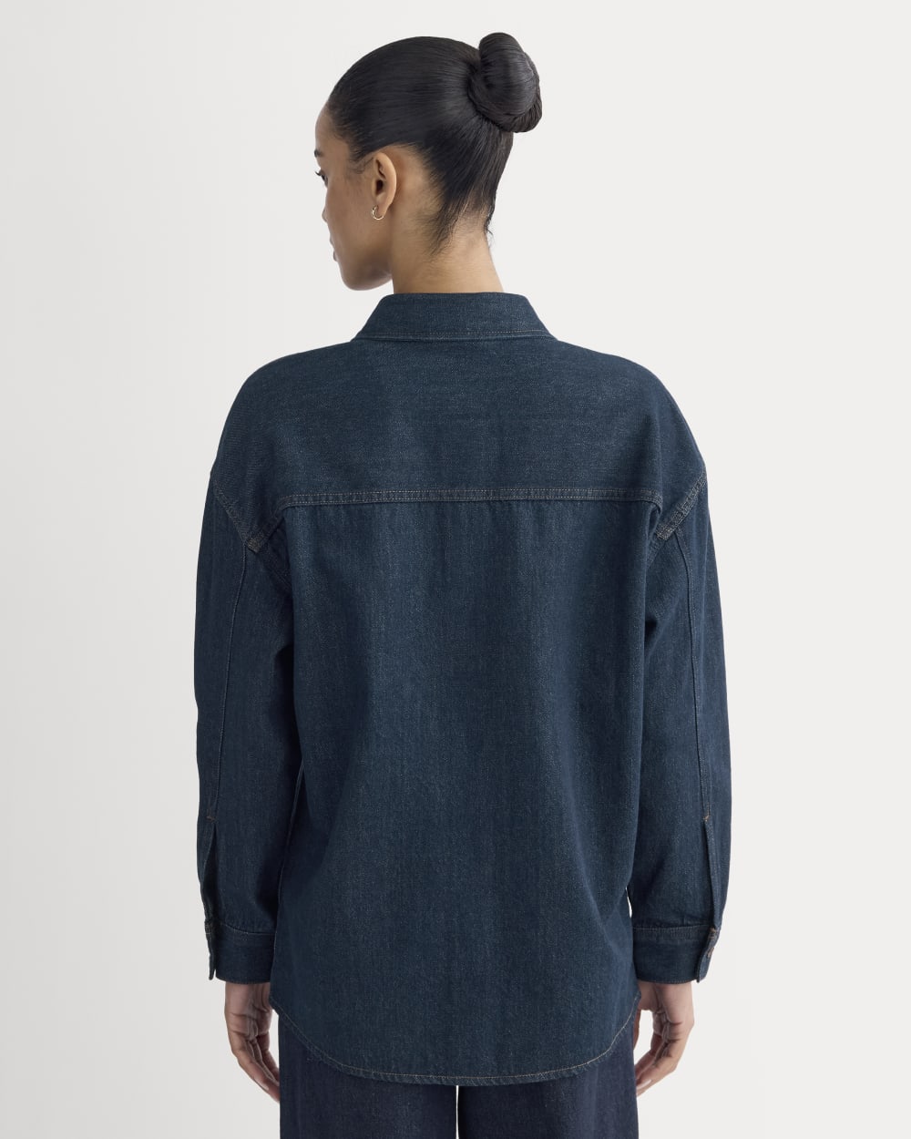 The Oversized Denim Shirt | Tungsten Rinse