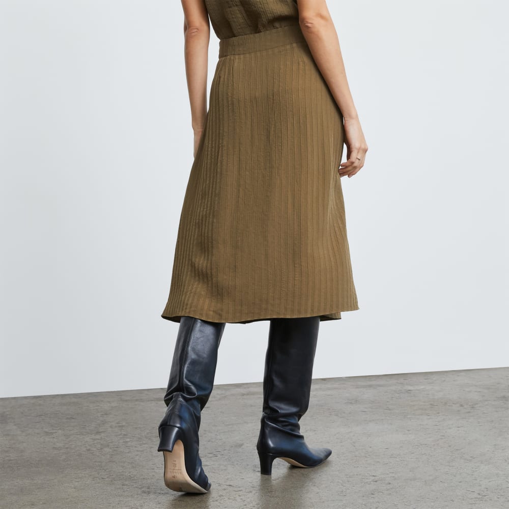 The City Stripe Midi Skirt | Beech