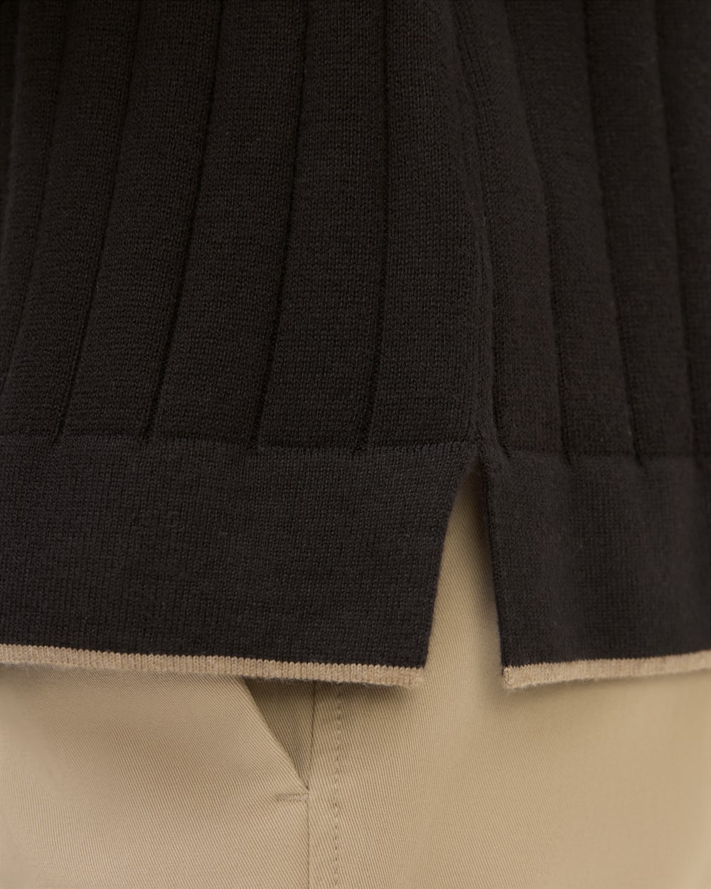 The No-Sweat Button-Down Polo | Black