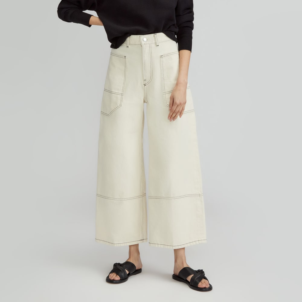 The Way-High® Gardener Cropped Jean | Ecru