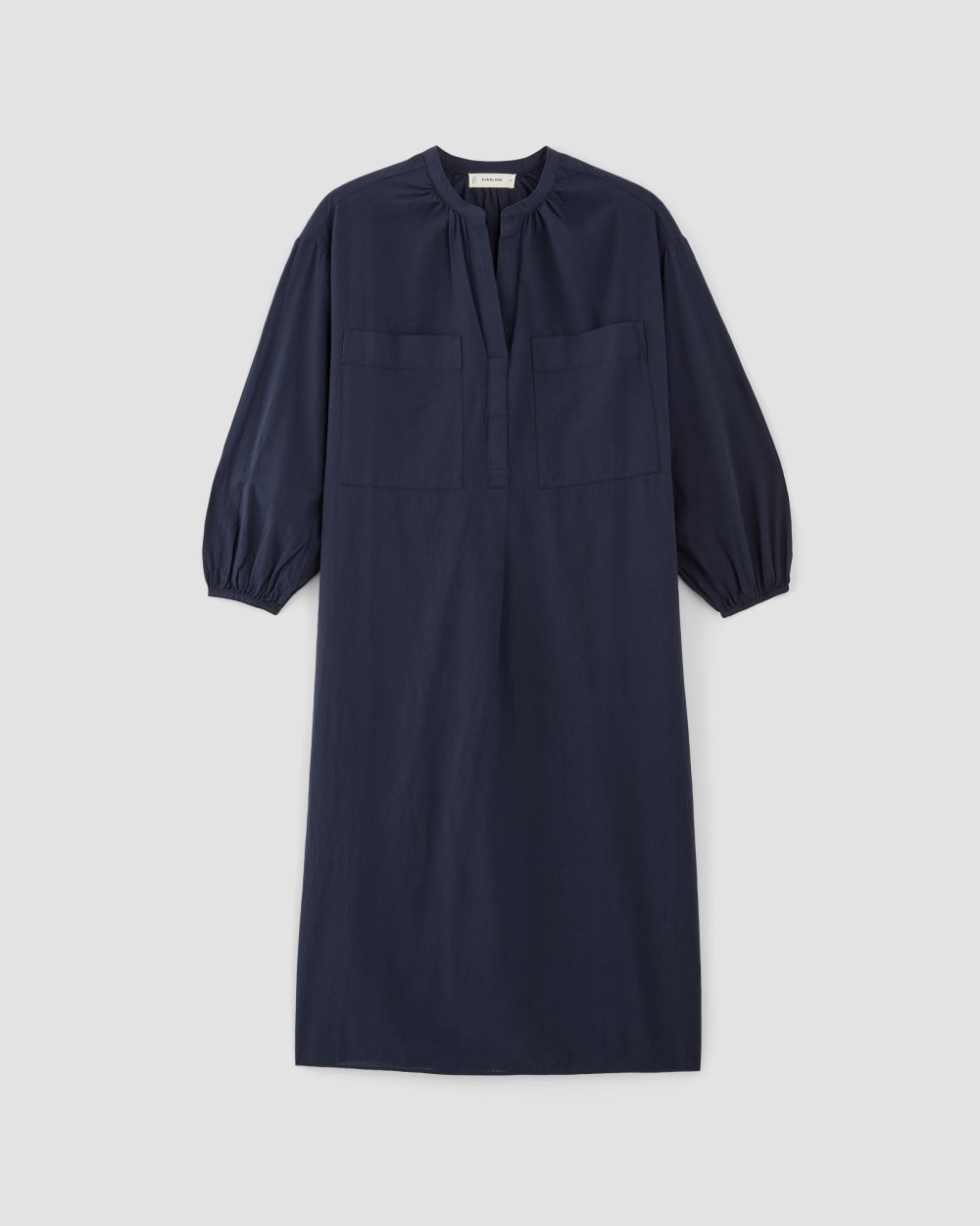 The Gauze Caftan Dress | Navy