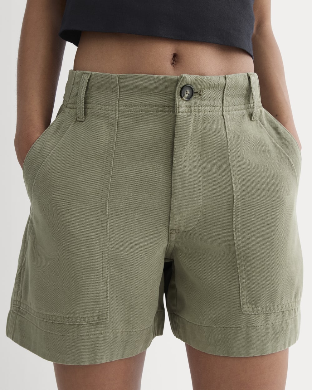 The Utility Short in Buttersoft | Lichen Green