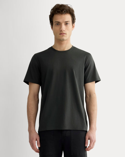 The Essential Organic Crew | Washed Black