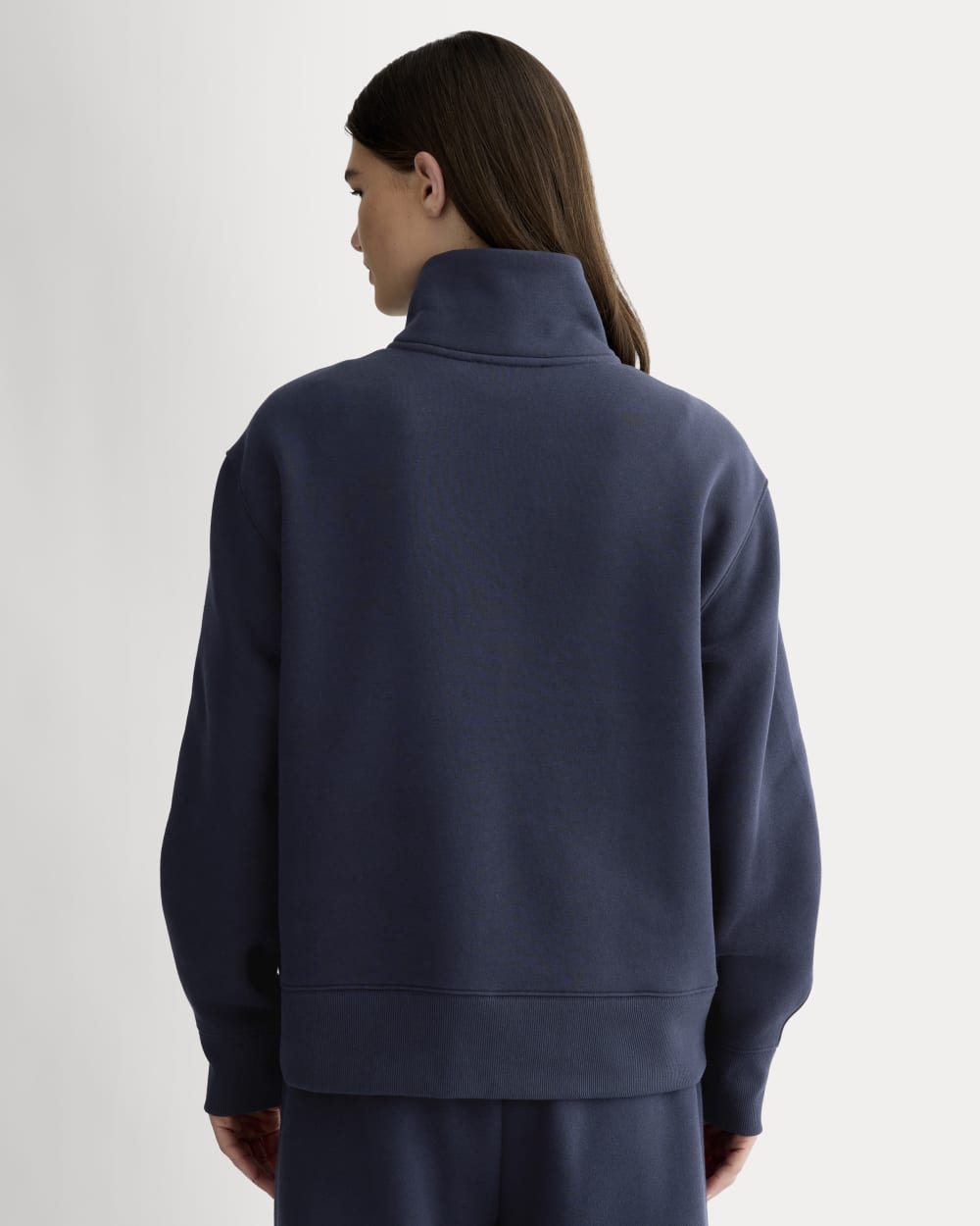 Luxe Fleece Half-Zip Sweatshirt | Navy