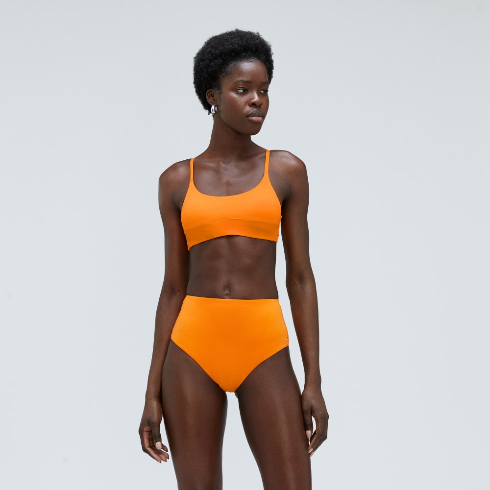 The Scoop-Neck Bikini Top | Turmeric