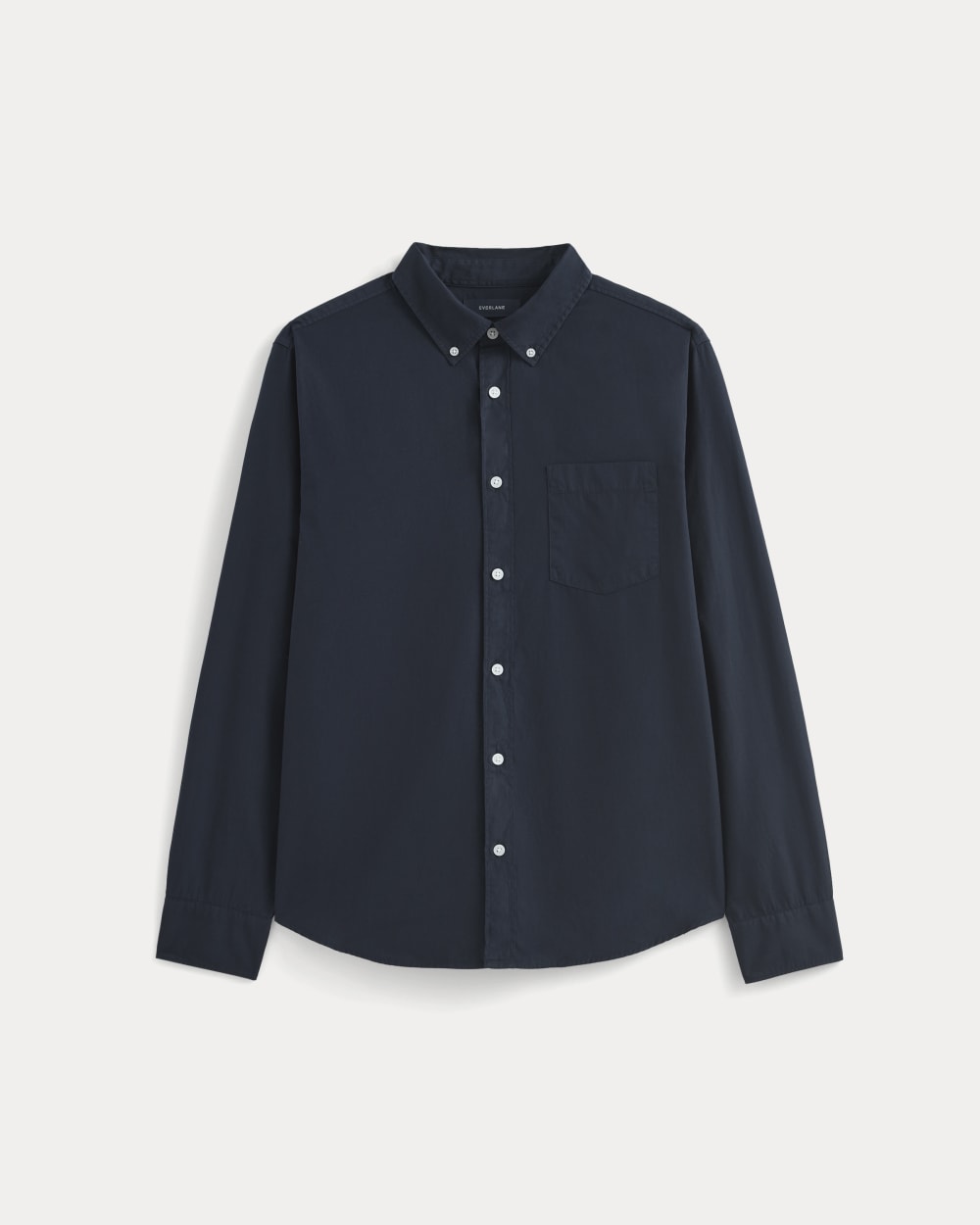 Washed Poplin Shirt | Navy