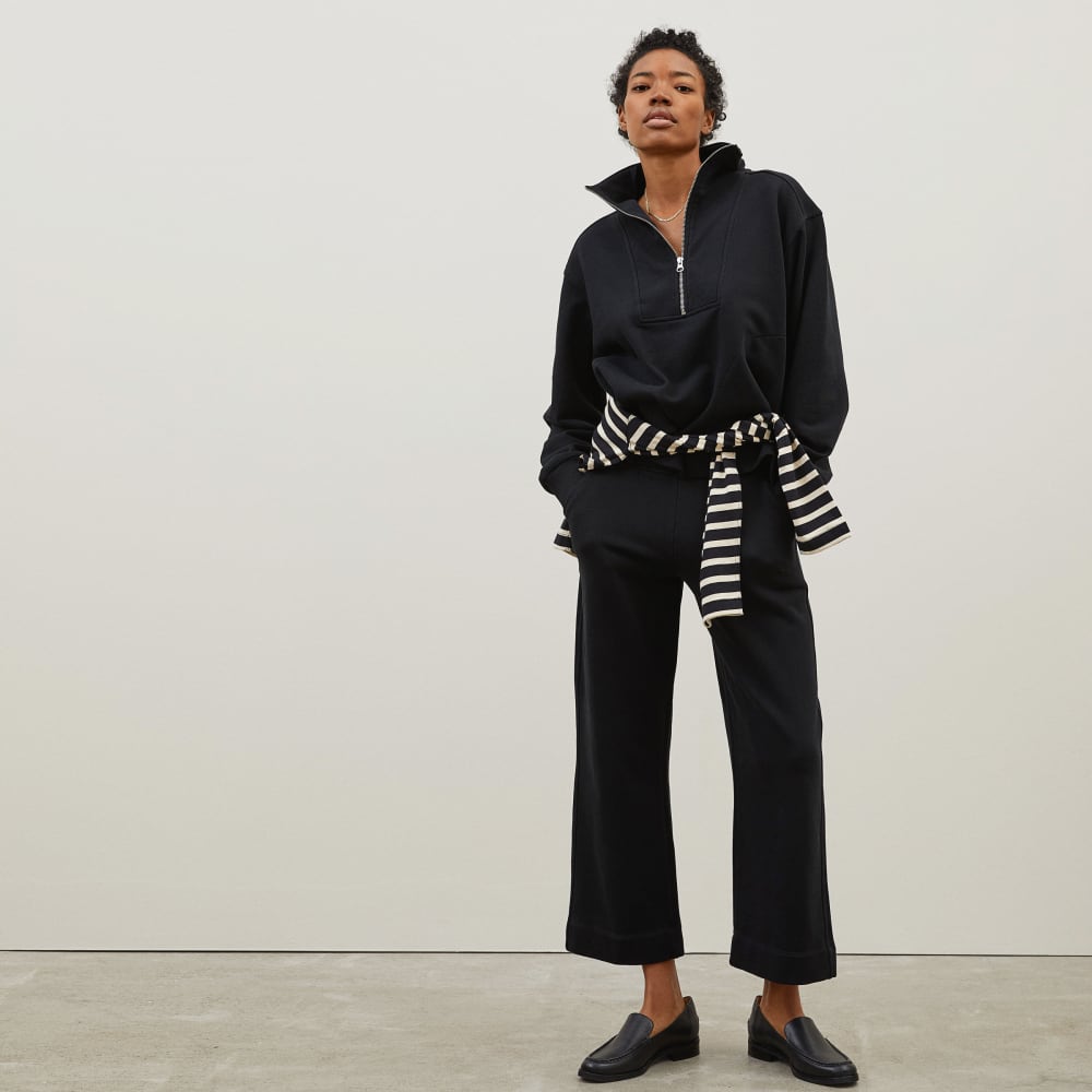 The Track Half-Zip | Black