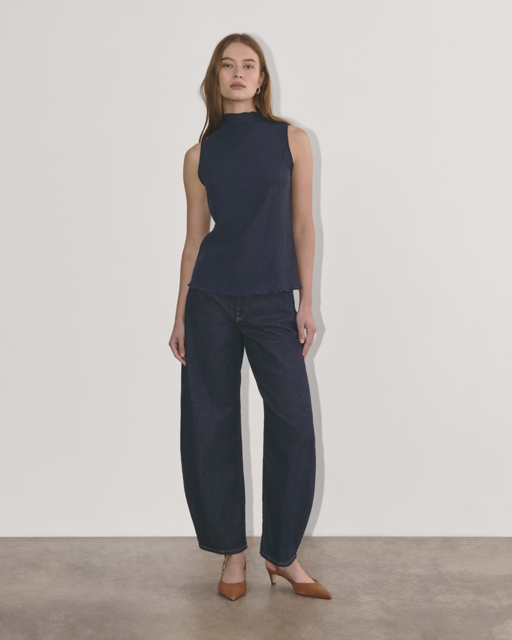 The Crinkle Tank | Navy