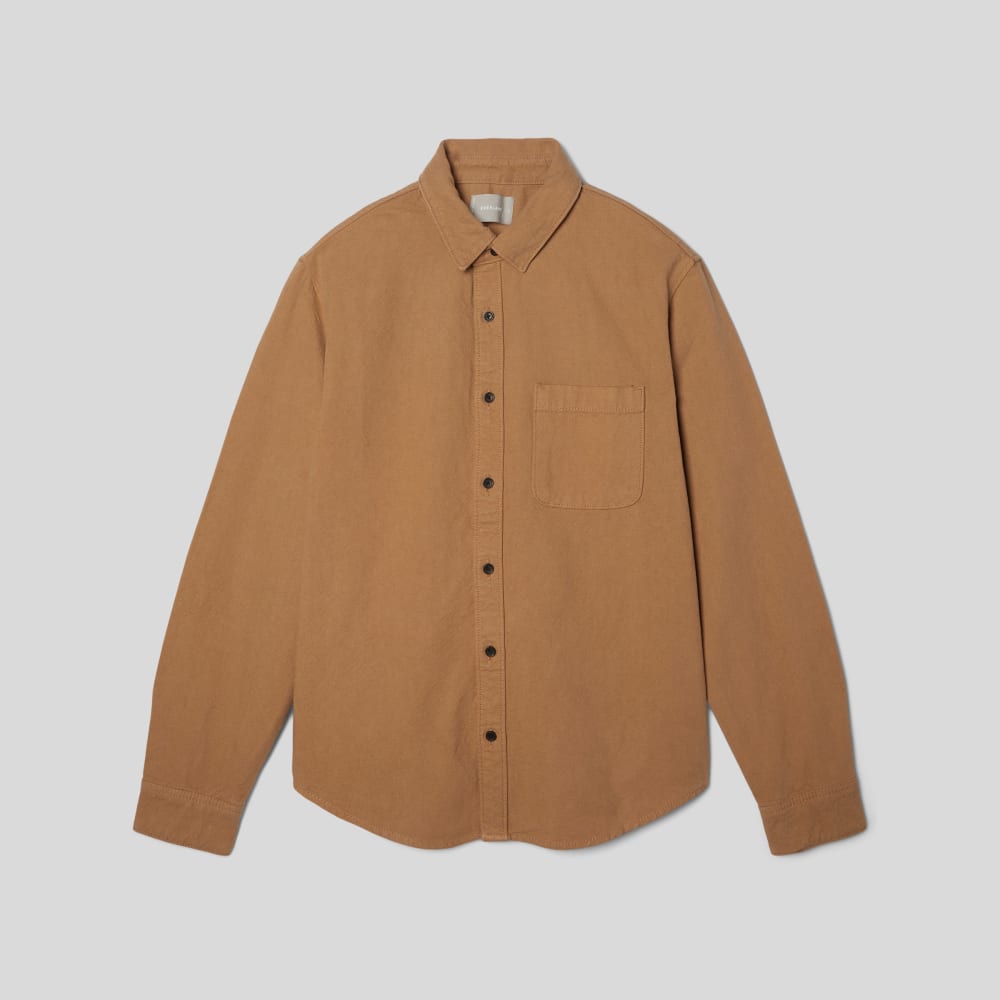 The Canvas Organic Cotton Overshirt | Cappuccino