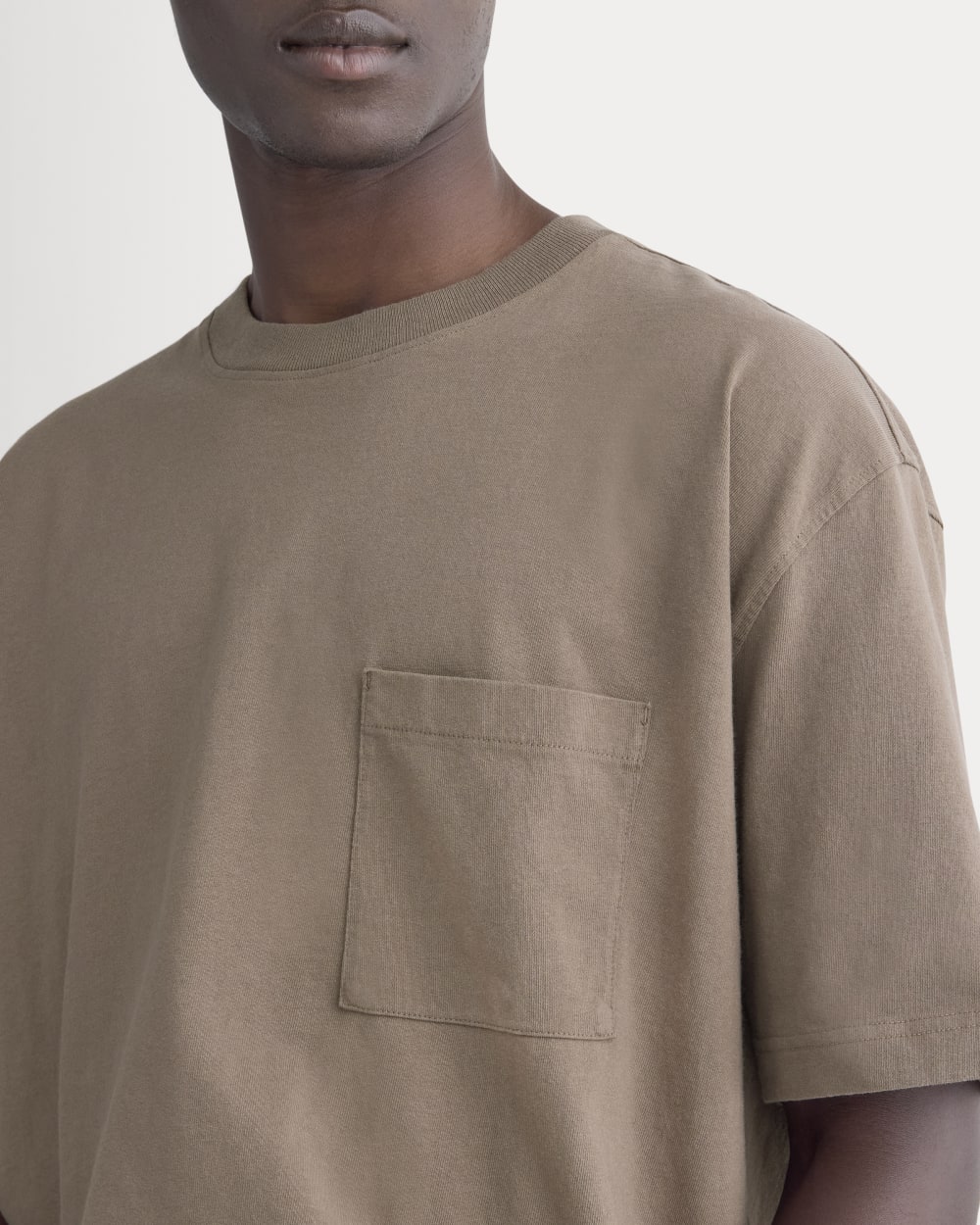 Oversized Classic Tee | Deep Taupe