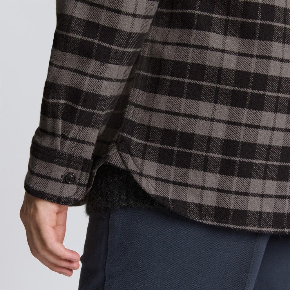 The Heavyweight Overshirt | Uniform | Pewter Plaid