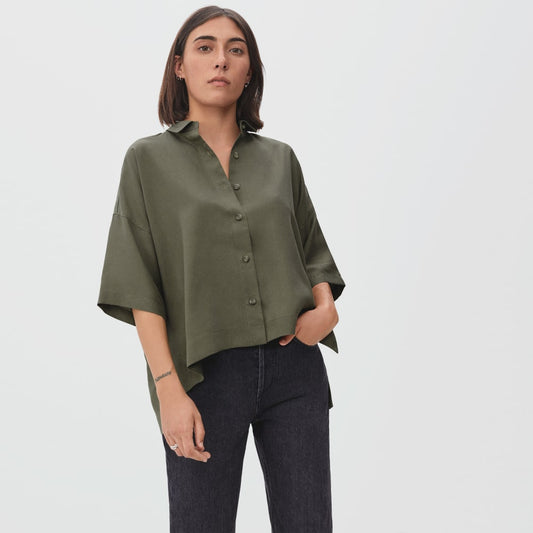 The Drapey Square Shirt | Kalamata