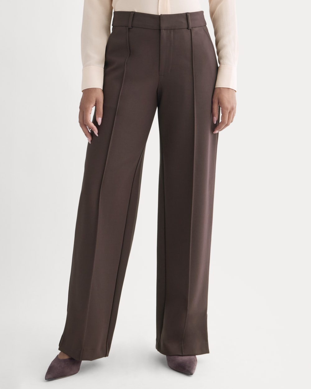Dream Wide-Leg Trouser | Dark Chocolate