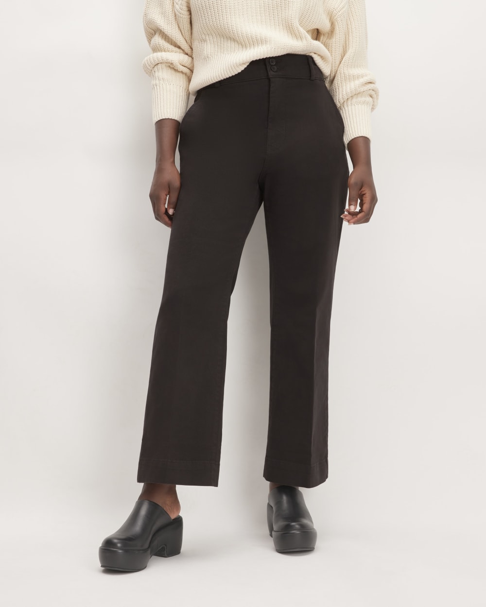 The Organic Kick Flare Pant | Black