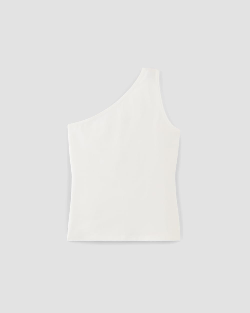 The Form One-Shoulder Tank | White