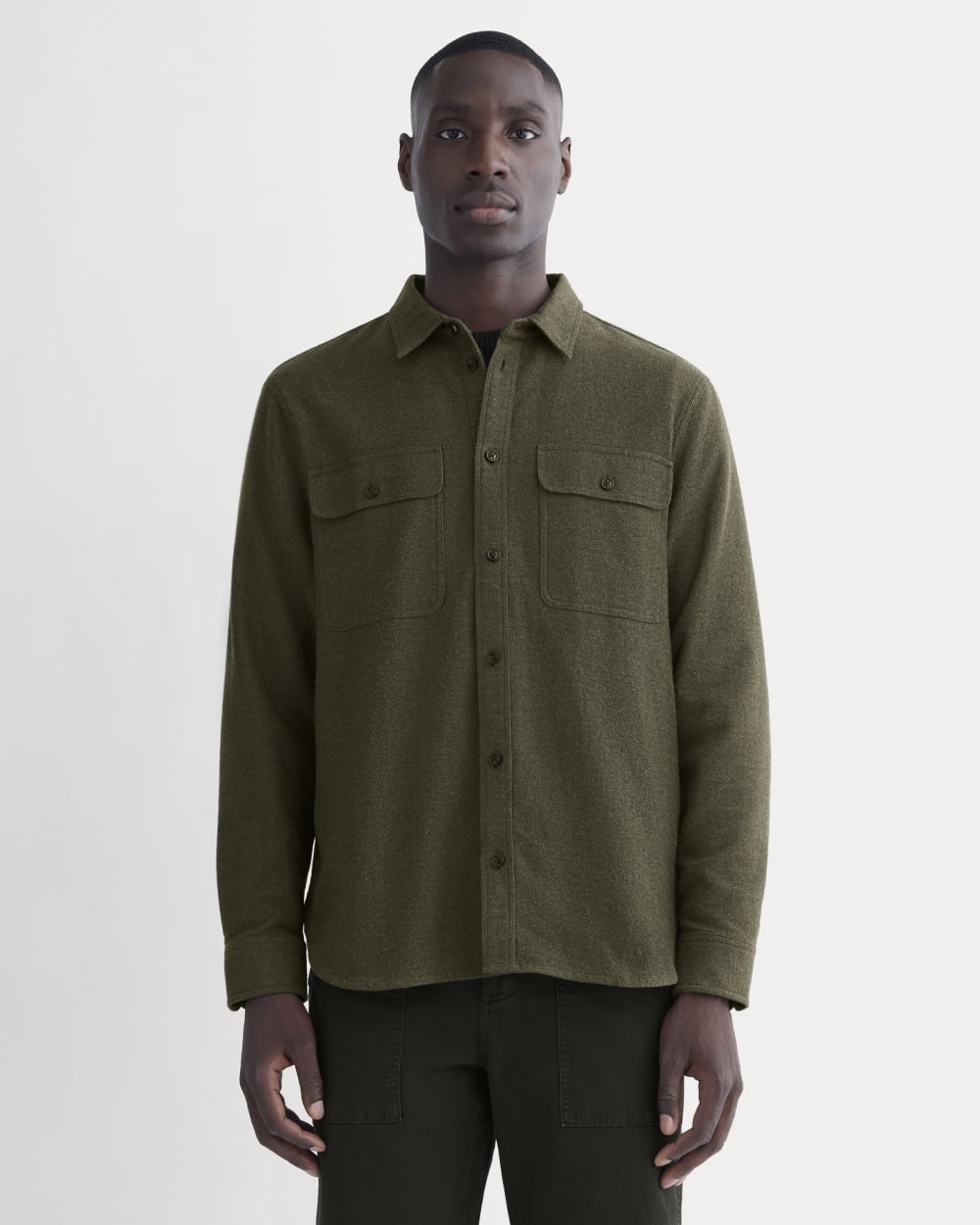 The Heavyweight Overshirt | Uniform | Heathered Green