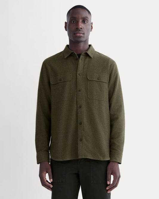 The Heavyweight Overshirt | Uniform | Heathered Green