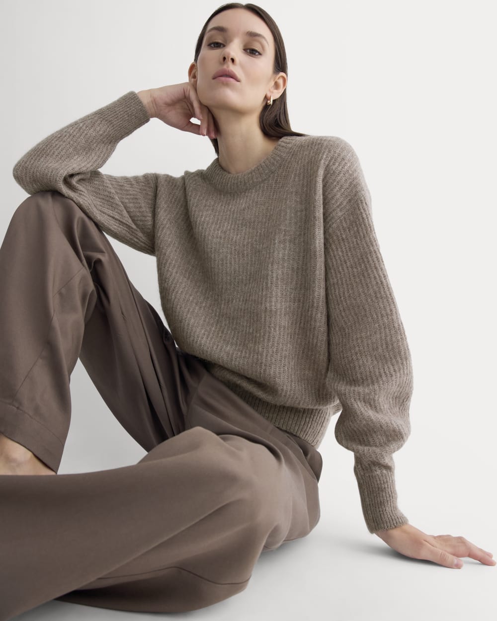 The Cocoon Crew in Alpaca | Taupe Melange