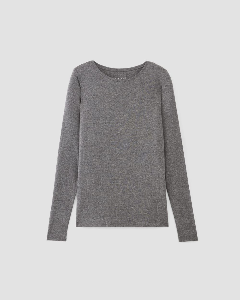 The Long-Sleeve Tee in Butterluxe | Heather Charcoal