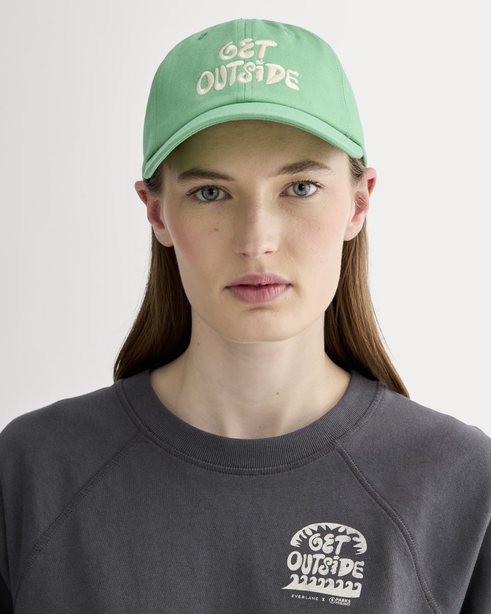The Everlane x Parks Project Baseball Hat |  Green