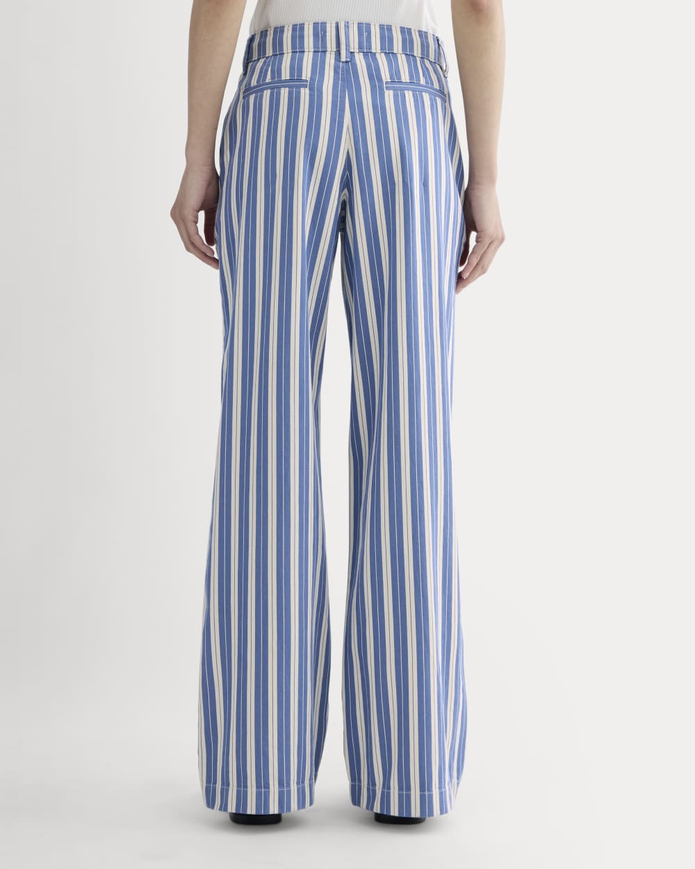 The Wide-Leg Chino | Dutch Blue / Natural