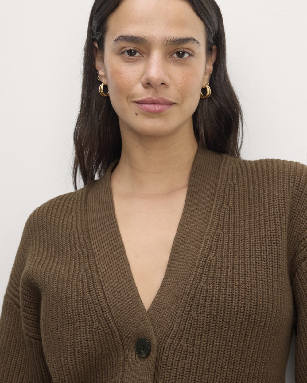 The Boxy Cardigan in Everyday Cotton | Cocoa