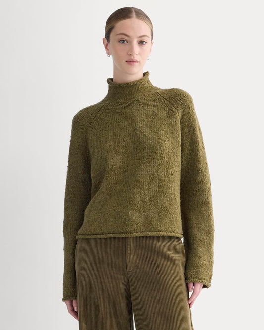 Rollneck Sweater | Olive