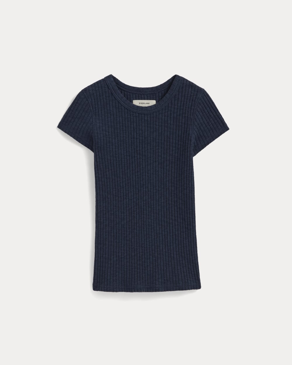 The Cozy Rib Tee | Navy