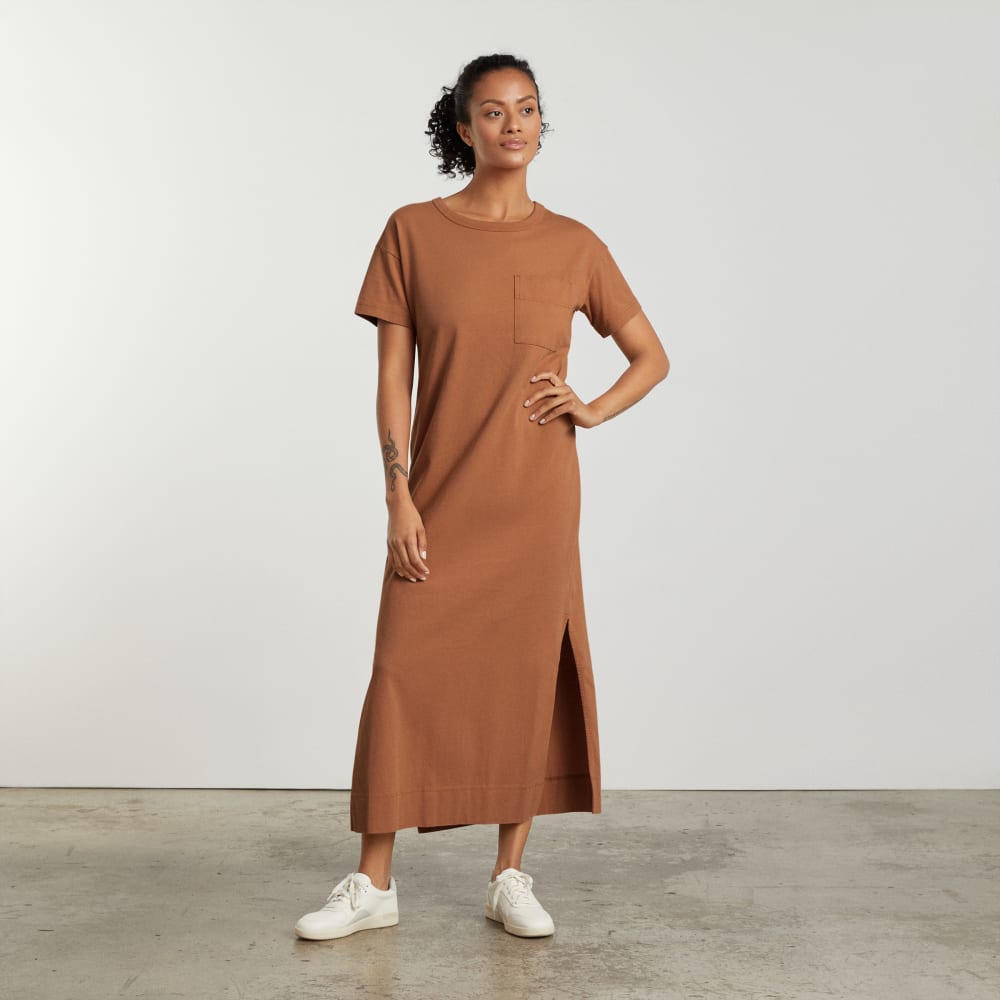 The Organic Weekend Maxi Dress | Tawny Brown