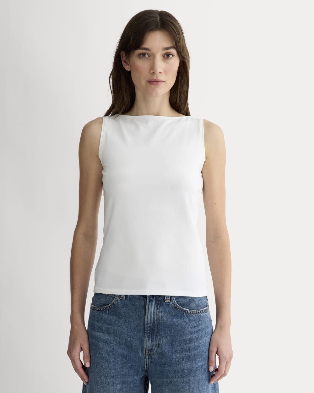 The Form Boatneck Tank | White