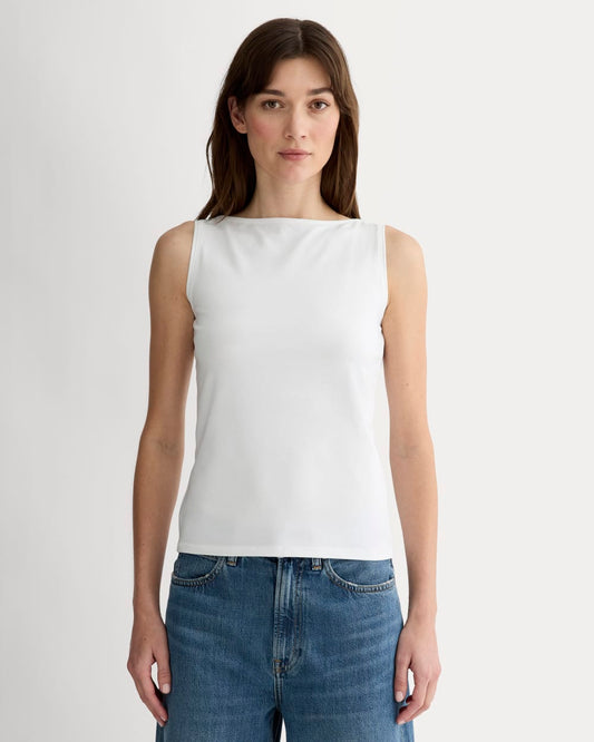 The Form Boatneck Tank | White