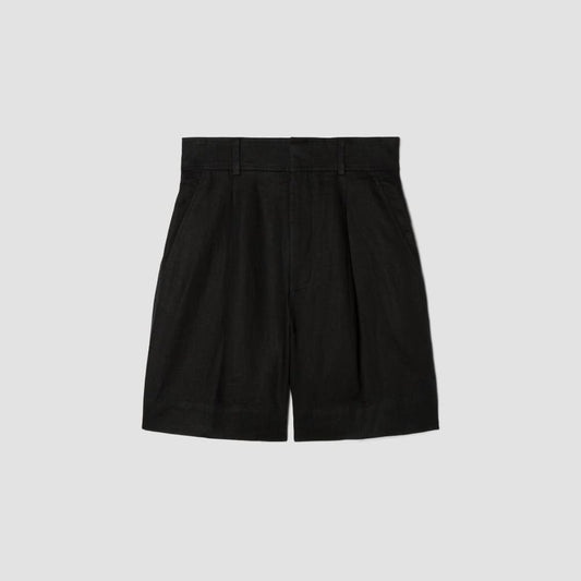 The Linen Way-High® Drape Short | Black