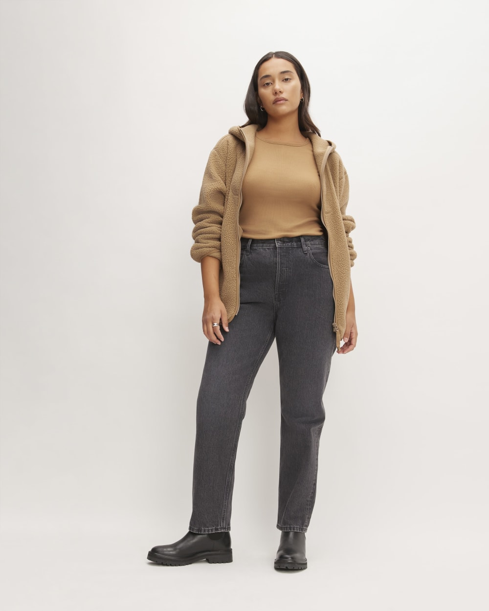 The ReNew Fleece Full-Zip Hoodie | Tiger's Eye