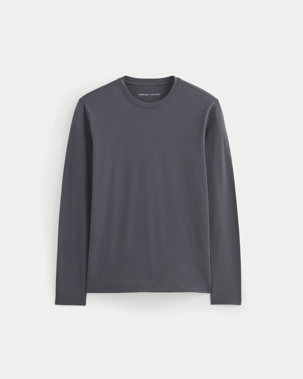 The Essential Organic Long-Sleeve Tee | Graphite