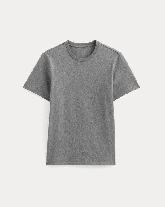 The Premium-Weight Crew | Uniform | Mid Heathered Grey