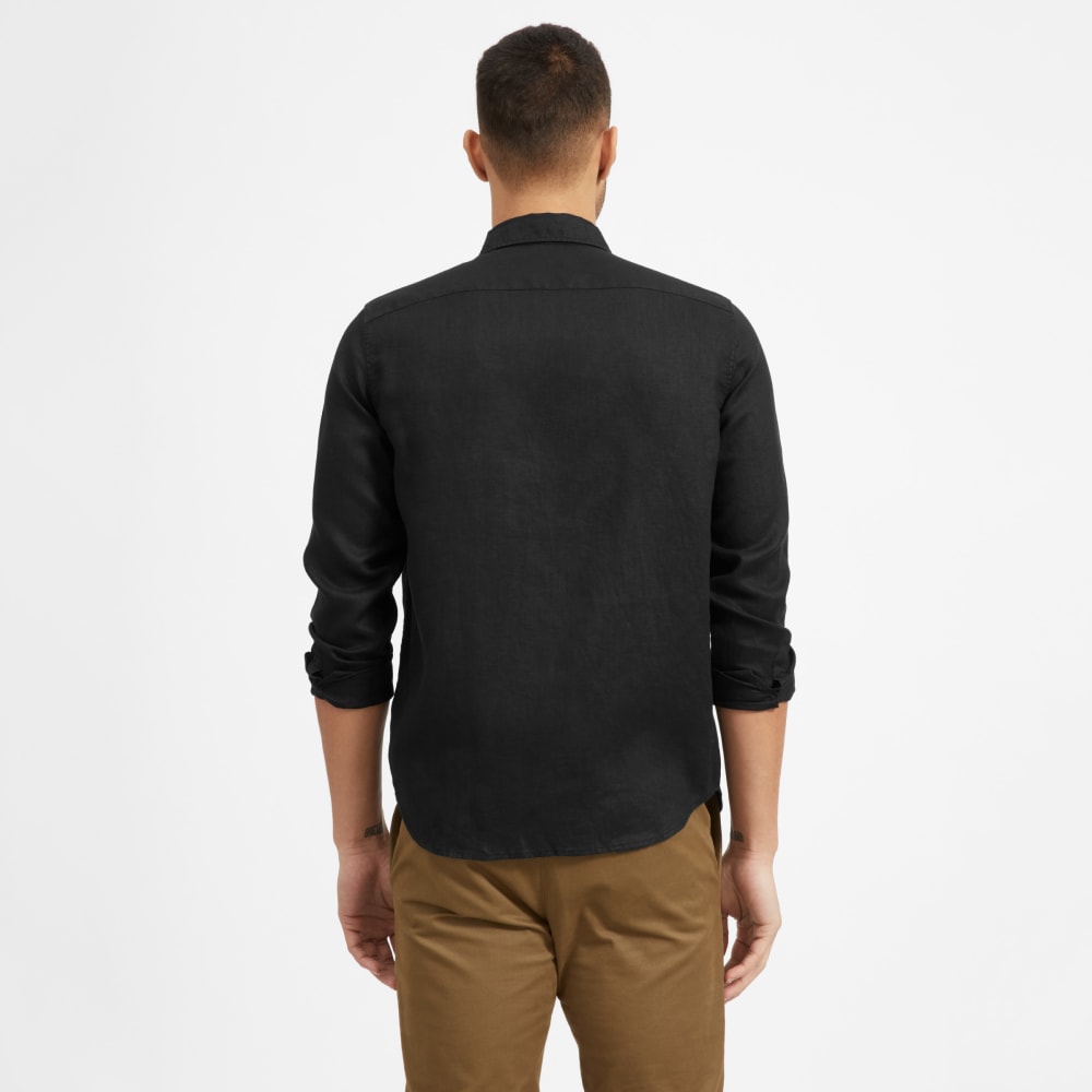 The Classic Shirt in Linen | Black