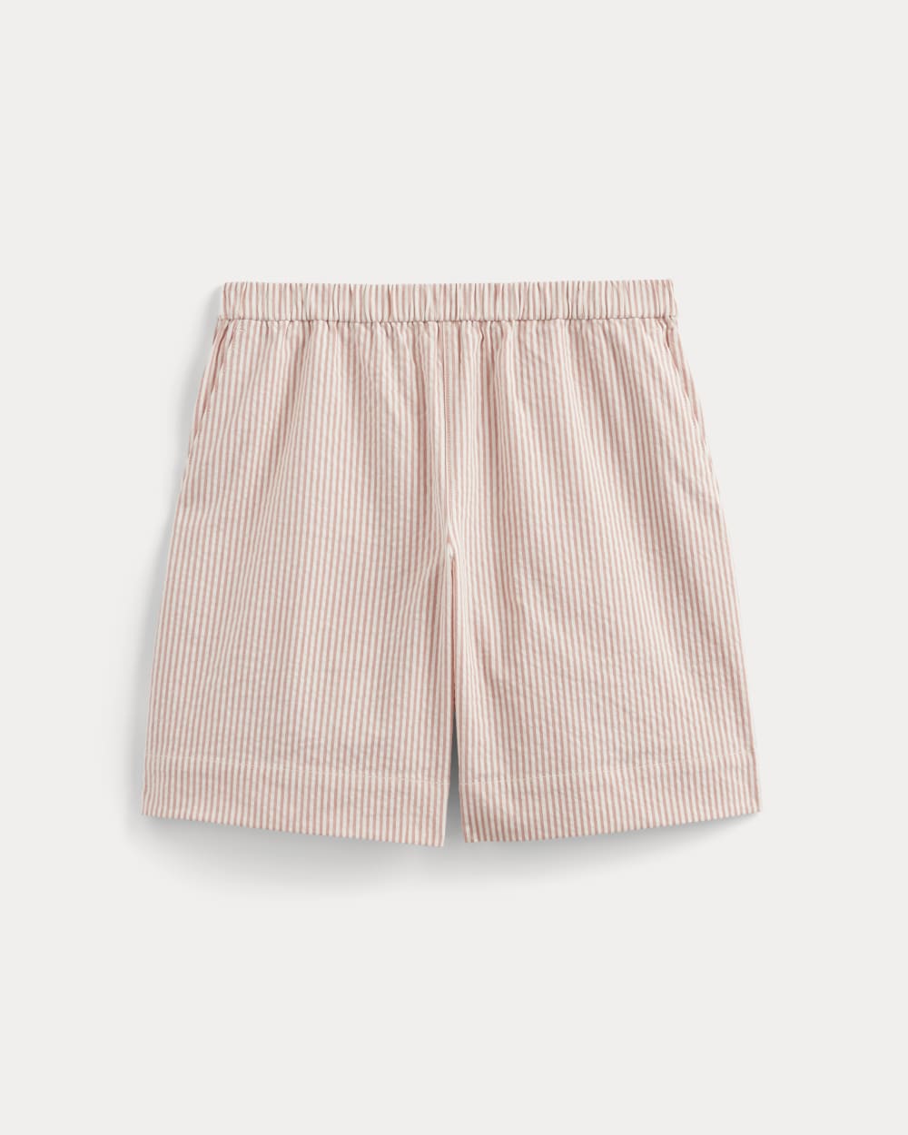 The Seersucker Pull-On Short | Soft Orange