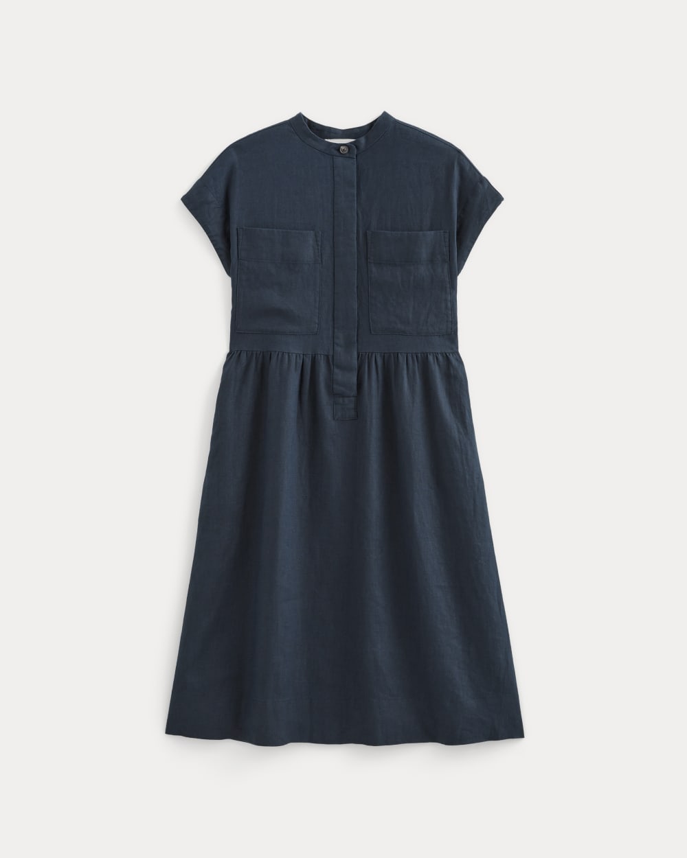 The Craft Dress in Linen | Navy
