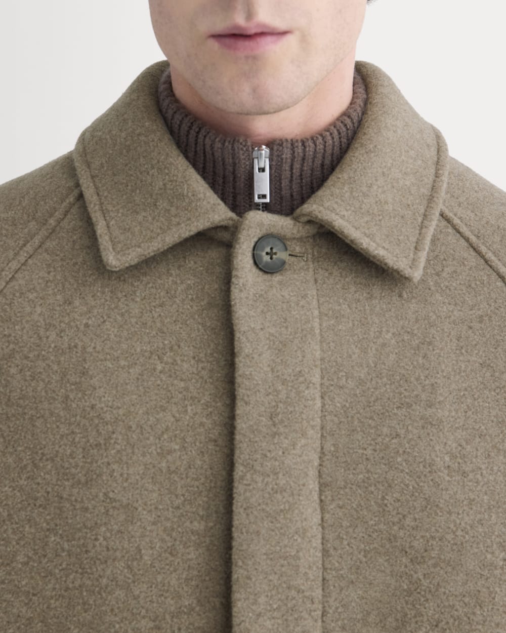 ReWool Car Coat | Heather Taupe