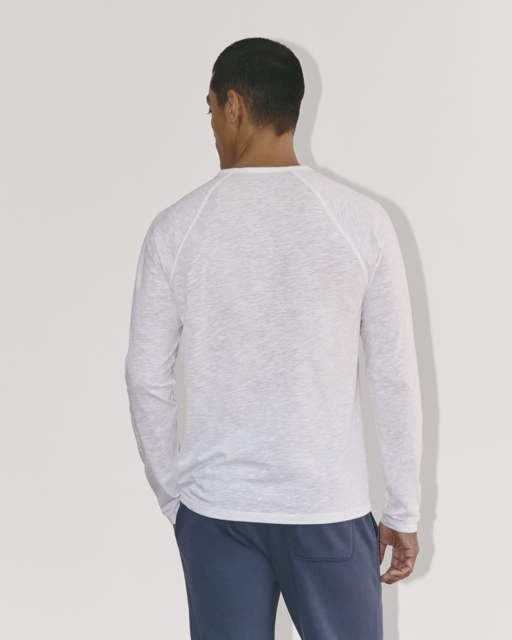The Rec Long-Sleeve Crew | White